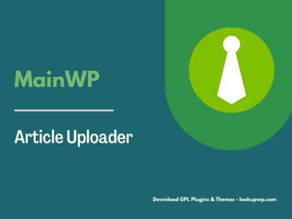 MainWP Article Uploader Pimg