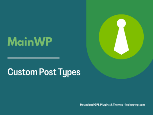 MainWP Custom Post Types Pimg