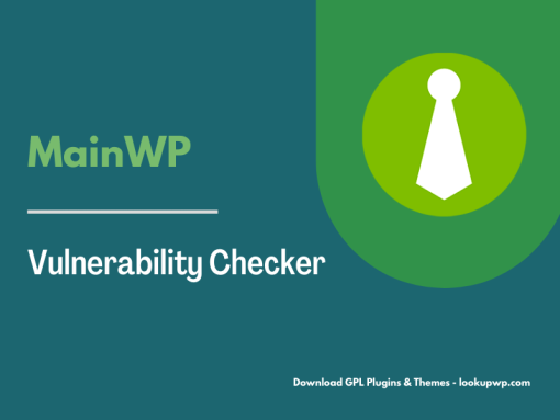 MainWP Vulnerability Checker Pimg