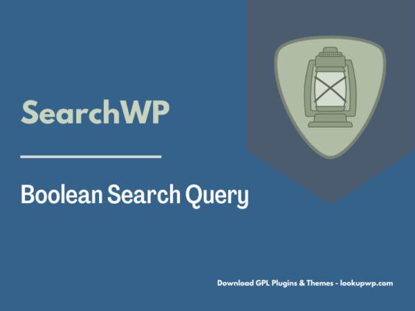 SearchWP Boolean Search Query Pimg