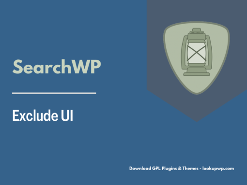 SearchWP Exclude UI Pimg