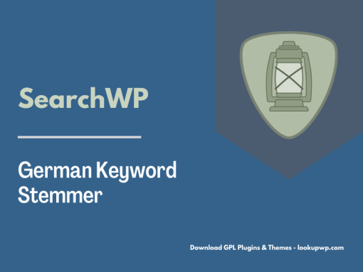 SearchWP German Keyword Stemmer Pimg