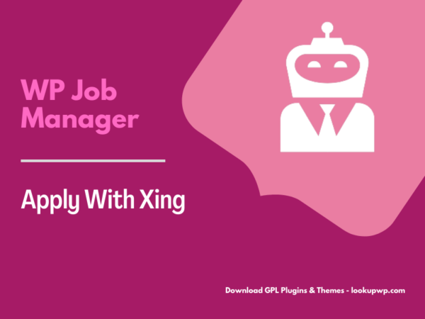 WP Job Manager Apply With Xing Pimg