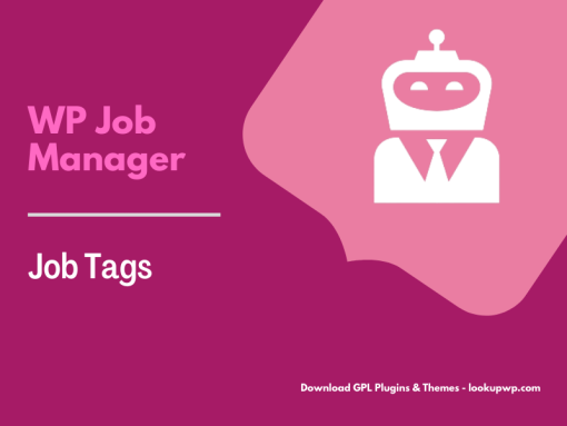 WP Job Manager Job Tags Pimg