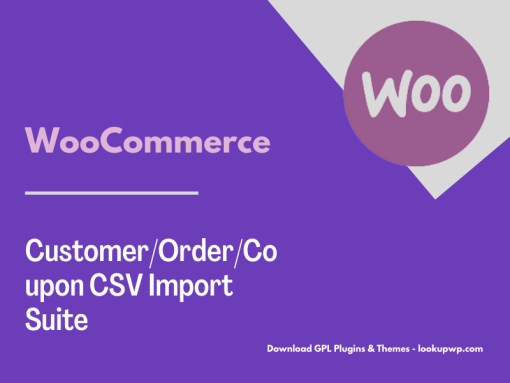 WooCommerce CustomerOrderCoupon CSV Import Suite Pimg