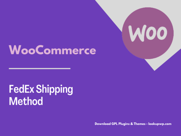 WooCommerce FedEx Shipping Method Pimg