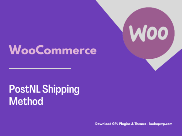 WooCommerce PostNL Shipping Method Pimg