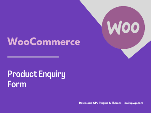 WooCommerce Product Enquiry Form Pimg