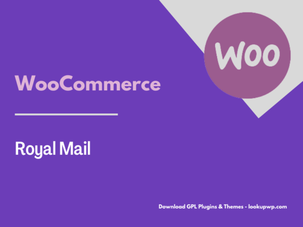 WooCommerce Royal Mail Pimg