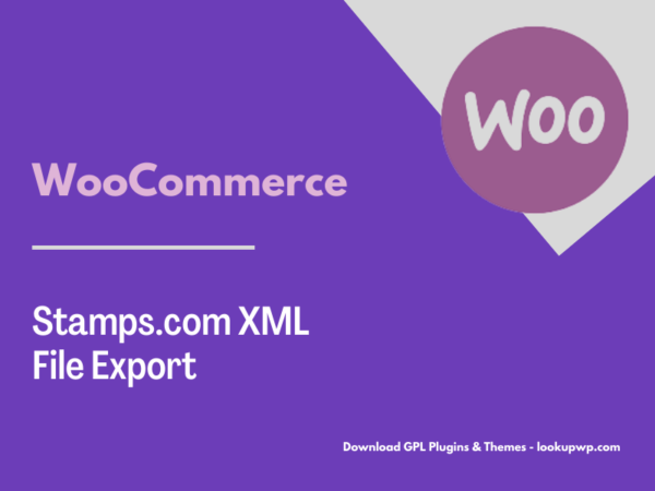 WooCommerce Stamps.com XML File