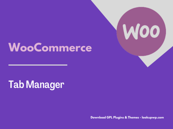 WooCommerce Tab Manager Pimg