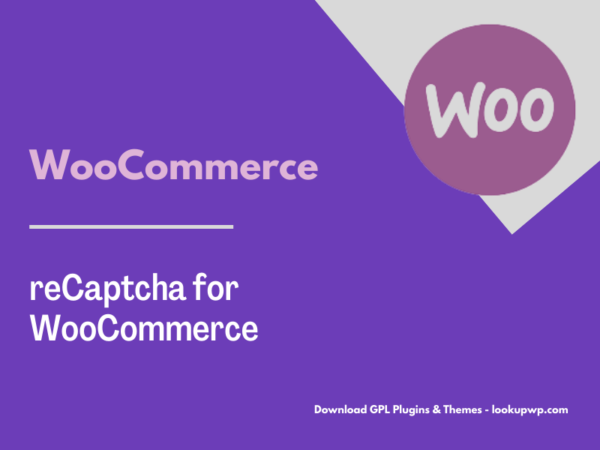reCaptcha for WooCommerce Pimg