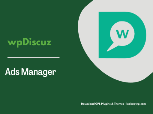 wpDiscuz – Ads Manager Pimg