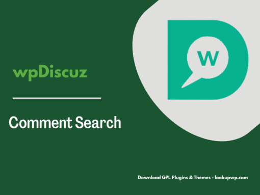 wpDiscuz – Comment Search Pimg