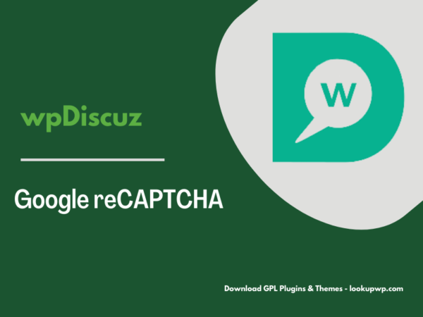 wpDiscuz – Google reCAPTCHA Pimg