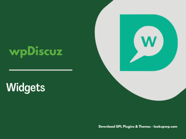 wpDiscuz – Widgets Pimg