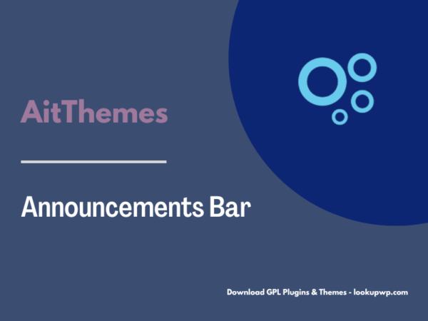 AIT Announcements Bar