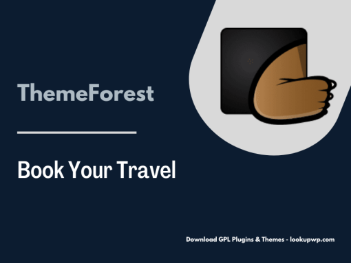 Book Your Travel – Online Booking WordPress Theme