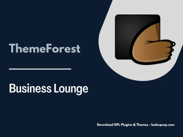 Business Lounge Multi Purpose Consulting Finance Theme Pimg