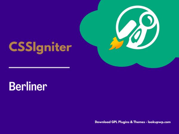 CSS Igniter Berliner WordPress Theme