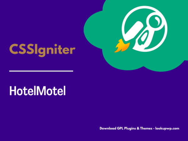 CSS Igniter HotelMotel WordPress Theme