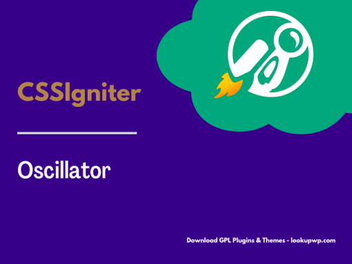 CSS Igniter Oscillator WordPress Theme