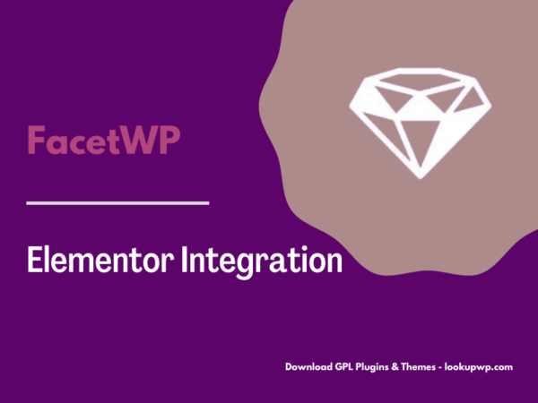 FacetWP – Elementor Integration Pimg