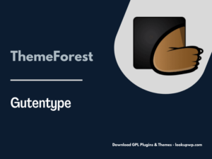 Gutentype 100% Gutenberg WordPress Theme for Modern Blog