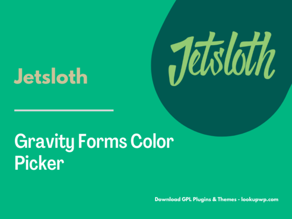 Jetsloth – Gravity Forms Color Picker Pimg