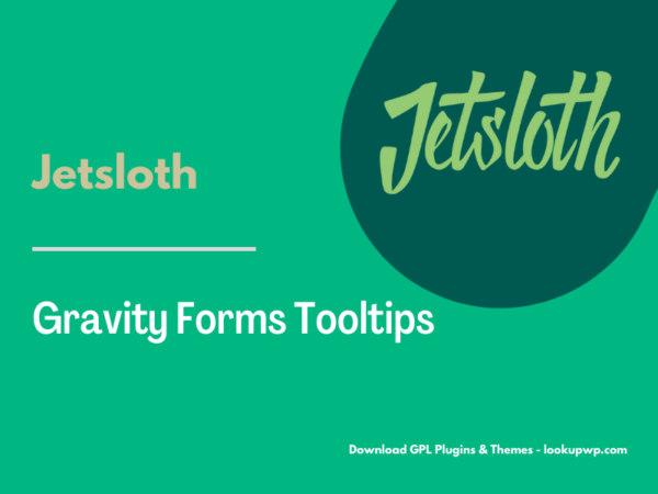 Jetsloth – Gravity Forms Tooltips Pimg