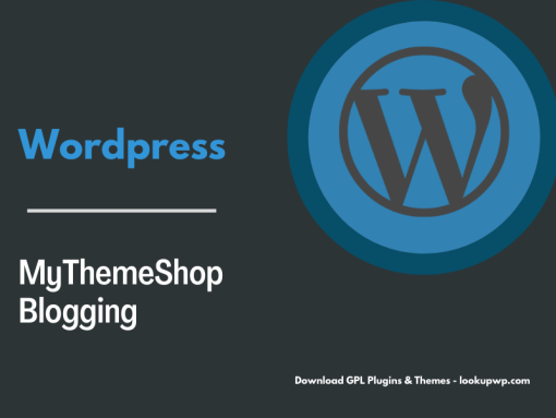 MyThemeShop Blogging WordPress Theme Pimg