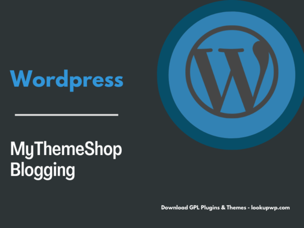 MyThemeShop Blogging WordPress Theme Pimg