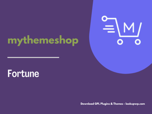 MyThemeShop Fortune WordPress Theme