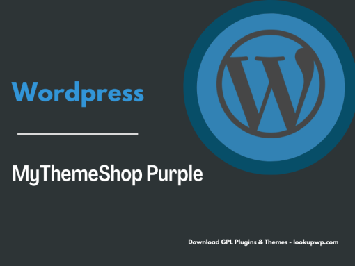 MyThemeShop Purple WordPress Theme