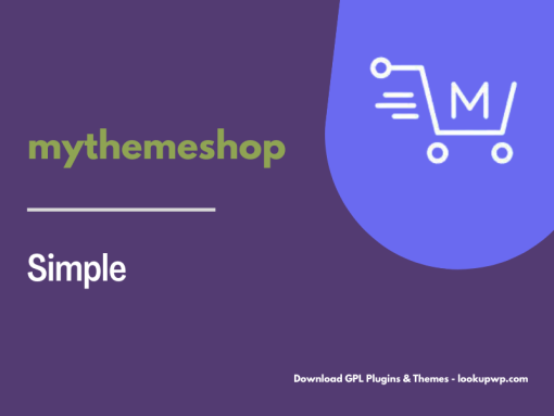 MyThemeShop Simple WordPress Theme