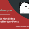 Ninja Kick Sliding Panel for WordPress Pimg