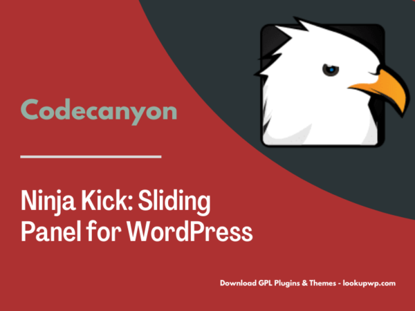 Ninja Kick Sliding Panel for WordPress Pimg