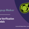 Popup Maker – Age Verification Modals