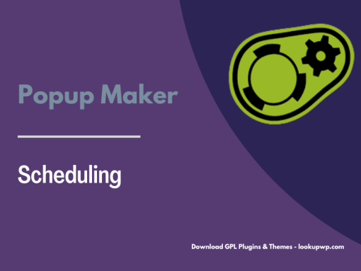 Popup Maker – Scheduling