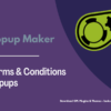 Popup Maker – Terms & Conditions Popups