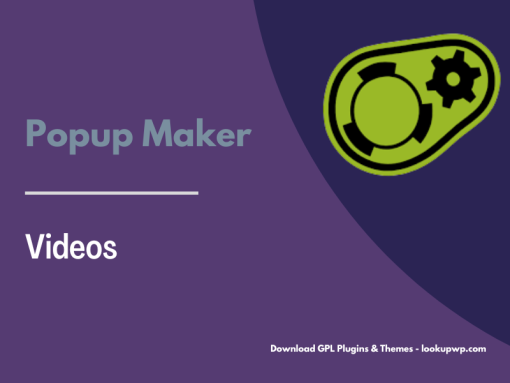 Popup Maker – Videos