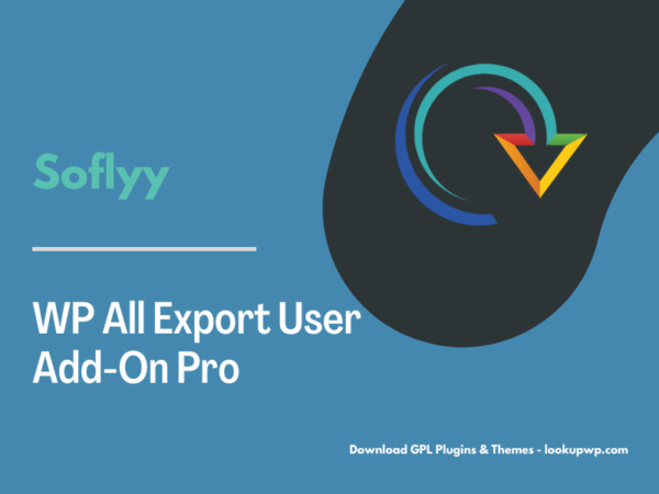 Soflyy WP All Export User Add On Pro Pimg