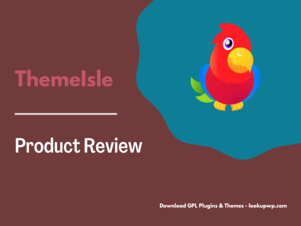 ThemeIsle WP Product Review