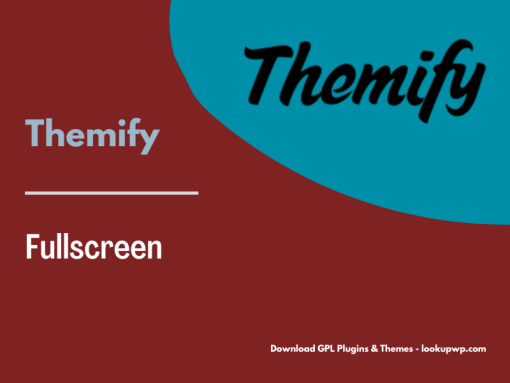 Themify Fullscreen WordPress Theme