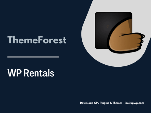 WP Rentals – Booking Accommodation WordPress Theme