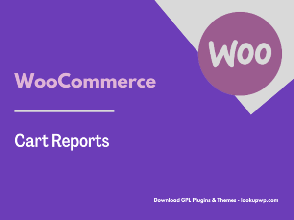 WooCommerce Cart Reports Pimg