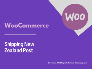 WooCommerce Shipping New Zealand Post