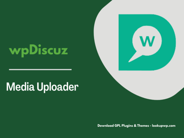 wpDiscuz – Media Uploader Pimg