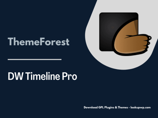 DW Timeline Pro – Reponsive Timeline WordPress Theme