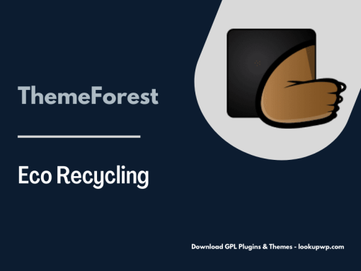 Eco Recycling – Ecology & Nature WordPress Theme